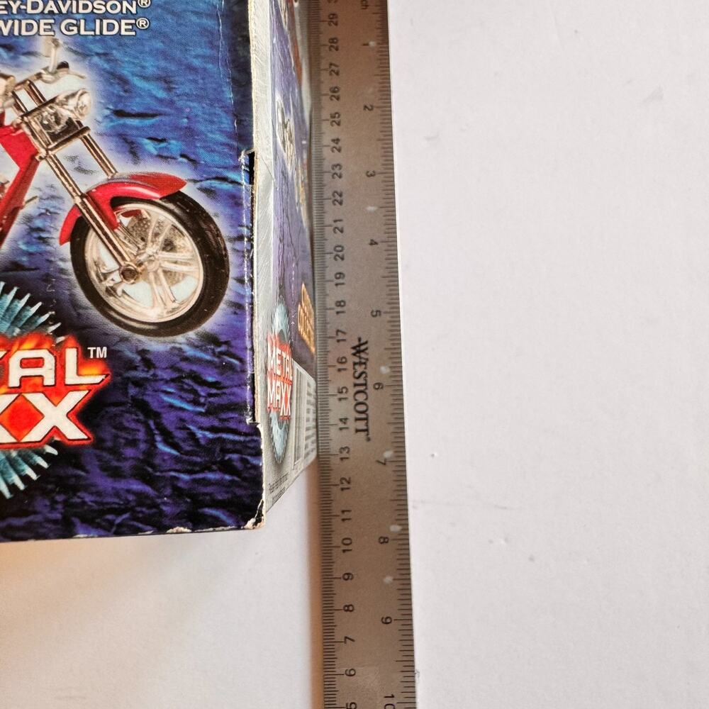 Harley Davidson Metal Maxx Vintage Motorcycle 1:17 Scale Die Cast Plastic Parts - Picture 2 of 7